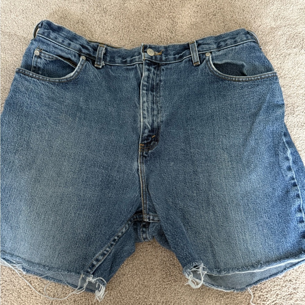 Vintage Faded Glory Men's Blue Jean Shorts